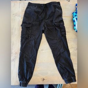 Goodfellow & Co Black Canvas Cargo Joggers